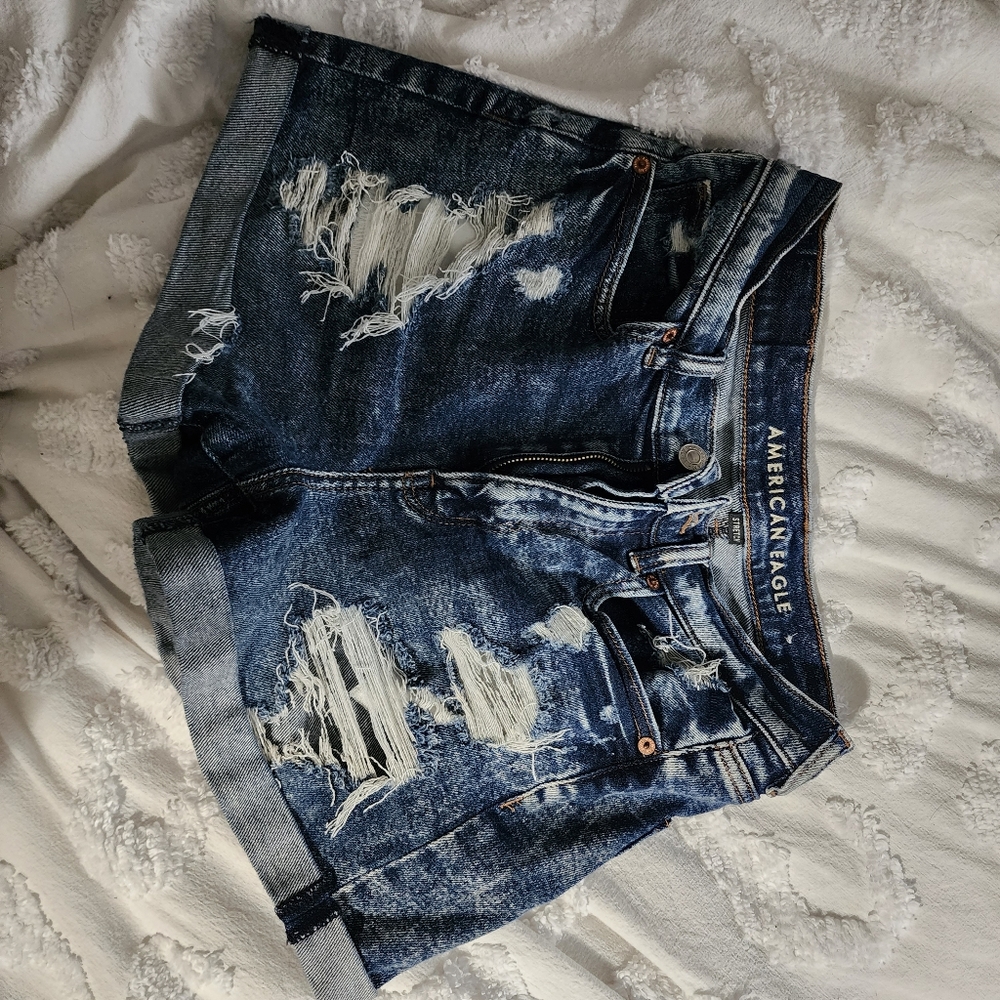 American Eagle Stretch Mom Shorts